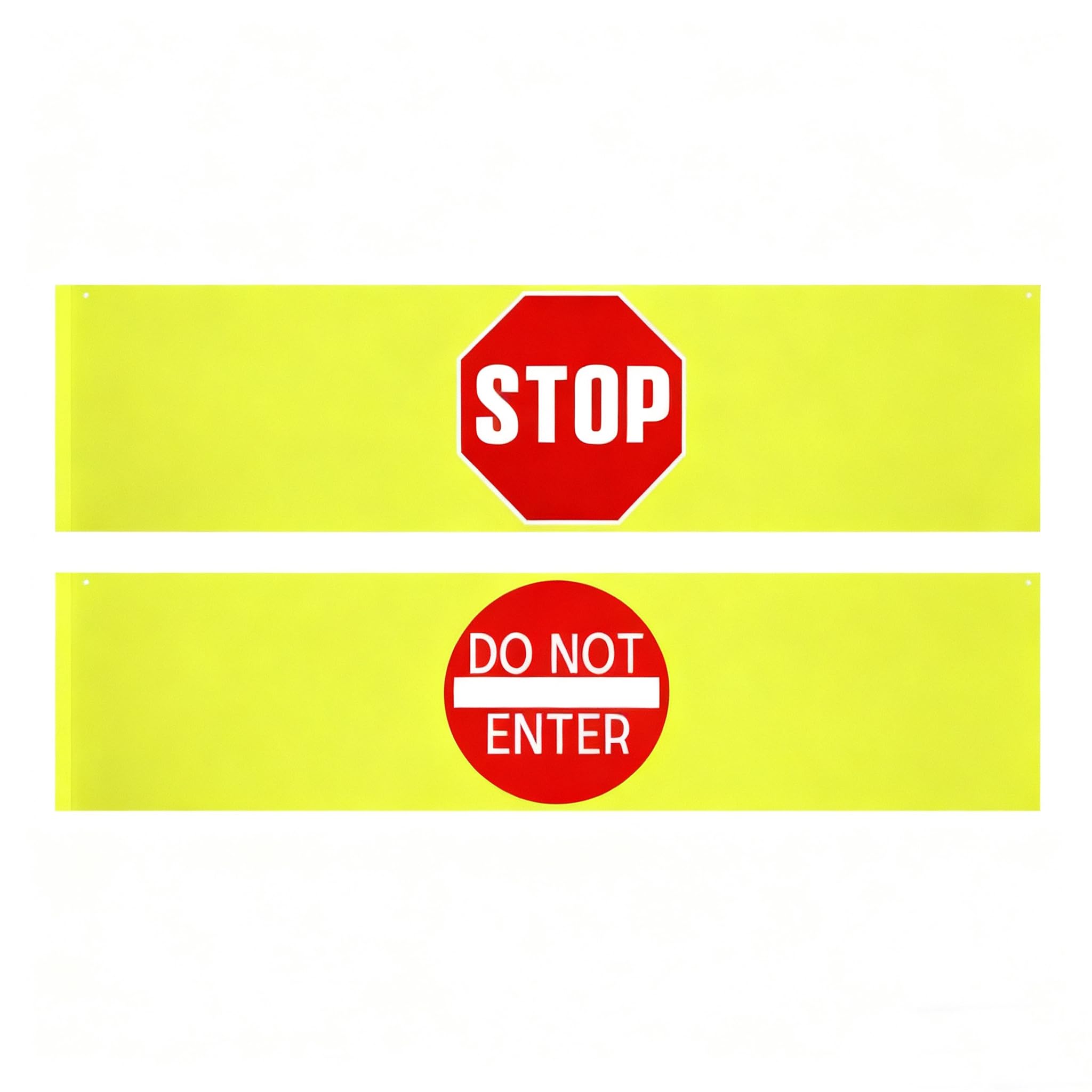 Amazon.com: Weysat 50 x 12 Inch Door Guard Stop Banner Stop Sign
